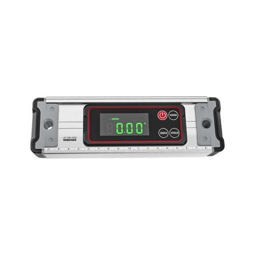 Digitaler Winkelsucher mit hoher Präzision und starker Magnetbasis, LCD-Display, elektronische Wasserwaagen für genaue Messer von Zktfyshk