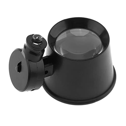 Loupes 10X Glas Juwelier Lupe Loop Eye Lupe Schwarz Leicht zu tragen von Zktfyshk