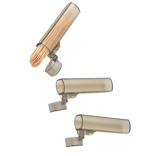 Stabile Aufbewahrungsbox für Zahnstocher, transparent, tragbar, für Küchen, Outdoor, Esszimmer, Hygiene Stabile Aufbewahrungsbox für Zahnstocher, transparent, tragbar, für Küchen, Outdoor, Esszimmer, Hygiene von Zktfyshk