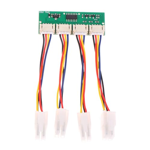 Zktfyshk 12 V 4-in-1 quadratischer 4-poliger Lüftersimulator Emulator speziell für S21 S19K Performances elektronische Komponente von Zktfyshk