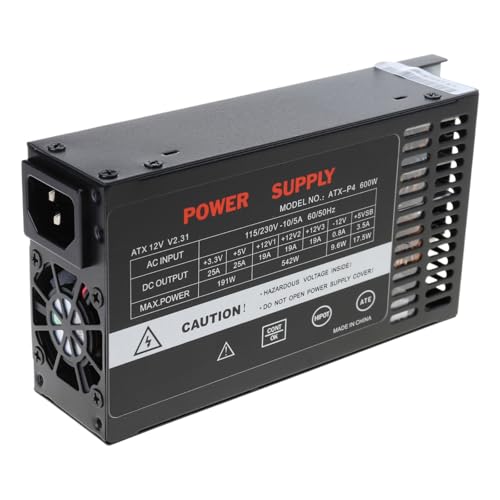 Zktfyshk Hohe Leistungen 600W Full Modulars Netzteil 1U Flexs ATXS PSUs Für Desktop Computer 110 264 V Metall Build von Zktfyshk