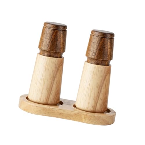 Zktfyshk Manuelles Salz- und Mühlen-Set aus Holz, verstellbarer Mahlmechanismus, funktionelle Holz-Pfeffermühle, praktisches Mahlwerkzeug Zktfyshk Manuelles Salz- und Mühlen-Set aus Holz, verstellbarer Mahlmechanismus, funktionelle Holz-Pfeffermühle, praktisches Mahlwerkzeug von Zktfyshk