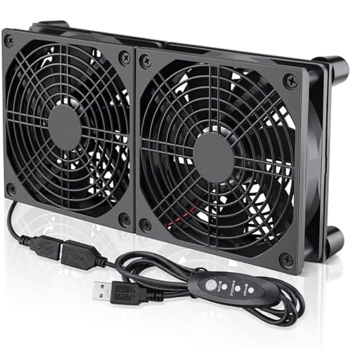 120 Mmx2 PC Ventilatoren 2400 U/Min PC Chassis Temperatur Control Wasserkühlung von Zkydhbd