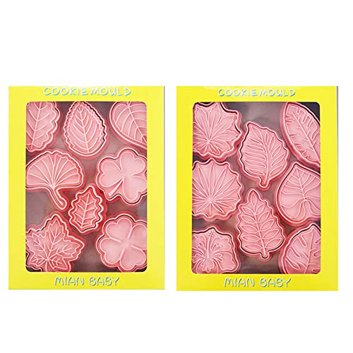 16 Stück Blatt Ausstecher Form Für Kuchen Dekorieren Kunststoff Fondant Form Backen Werkzeug Cookie Stempel 16 Stück Blatt Ausstecher Form Für Kuchen Dekorieren Kunststoff Fondant Form Backen Werkzeug Cookie Stempel von Zkydhbd