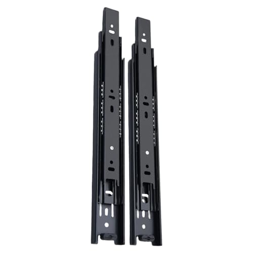 1pair Soft Close Drawer Gleisschiene Kälte Gerollte Stähle Pufferrutschen Hydraulische Dämpfung Puffer Möbel Hardware Weiche Gleisschienerschrank Möbel Hardware von Zkydhbd