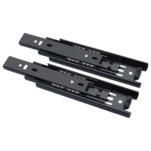 1pair Soft Close Drawer Gleisschiene Kälte Gerollte Stähle Pufferrutschen Hydraulische Dämpfung Puffer Möbel Hardware Weiche Gleisschienerschrank Möbel Hardware von Zkydhbd