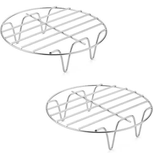 2pcs 7 Zoll Luft Frittierende Dampfständer Edelstahl Korbschale Zum Dämpfen Von Kühltrocknen Und Backküchenwerkzeug Edelstahlregal 2pcs 7 Zoll Luft Frittierende Dampfständer Edelstahl Korbschale Zum Dämpfen Von Kühltrocknen Und Backküchenwerkzeug Edelstahlregal von Zkydhbd
