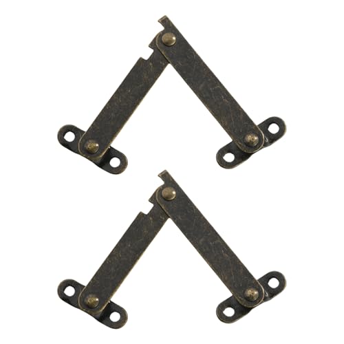 2pcs Rotierende Eisenscharniere Display Klammer Auftrieb Aufenthalt Scharnier Klappdeckel Für Holzkasten Schmuckkoffer Möbel Juwelierschachtel Hardware von Zkydhbd