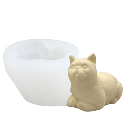 3d Tierkatzen Silikonform Aromatherapie Kerze Herstellen Vorhanden Kristall Epoxy Gipsform von Zkydhbd