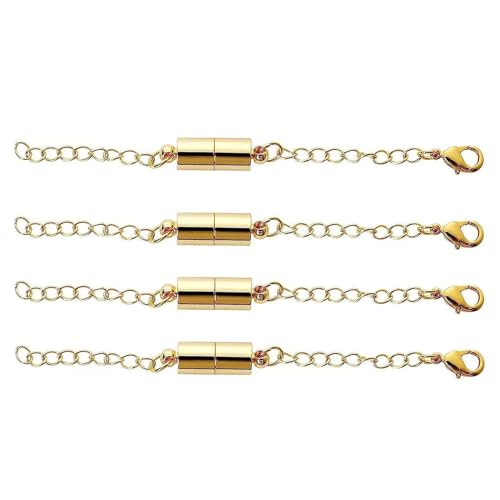 4 Stücke Packverpackungsketten Erweiterung Set Für Schmuck Die Gold/Silber Bequemer Magnetverlängerungsketten Magnet Verschluss Armbänder Herstellen. Armbänder 4 Stücke Packverpackungsketten Erweiterung Set Für Schmuck Die Gold/Silber Bequemer Magnetverlängerungsketten Magnet Verschluss Armbänder Herstellen. Armbänder von Zkydhbd