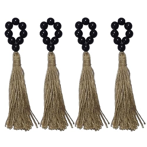 4pcs Hölzerne Perlenquasten Servietten Bauernhaus Serviettenhalter Party Tischdekoration Für Hochzeit Weihnachten Geburtstag 4pcs Hölzerne Perlenquasten Servietten Bauernhaus Serviettenhalter Party Tischdekoration Für Hochzeit Weihnachten Geburtstag von Zkydhbd