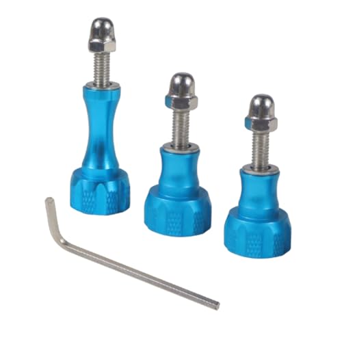 4pcs Mehrzweck Farbenfrohe Robuste Metall Und ABS Daumenschrauben Die Für Sichere Und Action Entscheidung Kameras Farbenfrohe Schrauben Einstellen von Zkydhbd