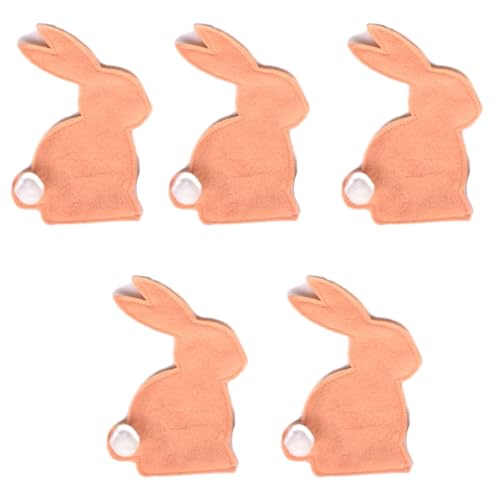 5 Stück Buntes Kaninchen Besteck Abdeckungen Exquisites Bestecksack Set Messer Gabel Beutel Besteck Abdeckung Tischdekorationen von Zkydhbd