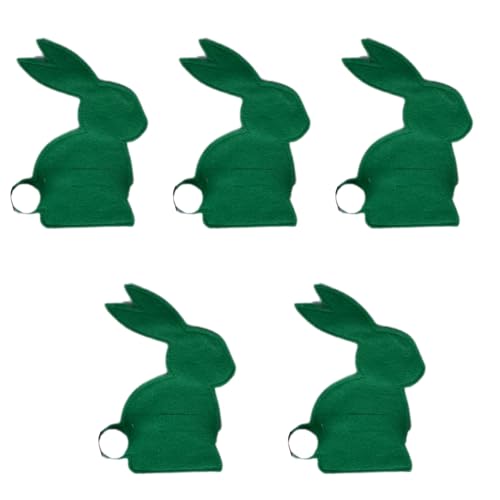 5 Stück Buntes Kaninchen Besteck Abdeckungen Exquisites Bestecksack Set Messer Gabel Beutel Besteck Abdeckung Tischdekorationen von Zkydhbd