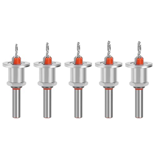 5pcs Multifunktionsbegrenzungsbegrenzung Taper Hole Round Shank Countersink Bohrbohrer Mit Einstellbarer Tiefe Stopp Für Präzise Holzbearbeitung Elektromeraler Hammerbohrer 5pcs Multifunktionsbegrenzungsbegrenzung Taper Hole Round Shank Countersink Bohrbohrer Mit Einstellbarer Tiefe Stopp Für Präzise Holzbearbeitung Elektromeraler Hammerbohrer von Zkydhbd