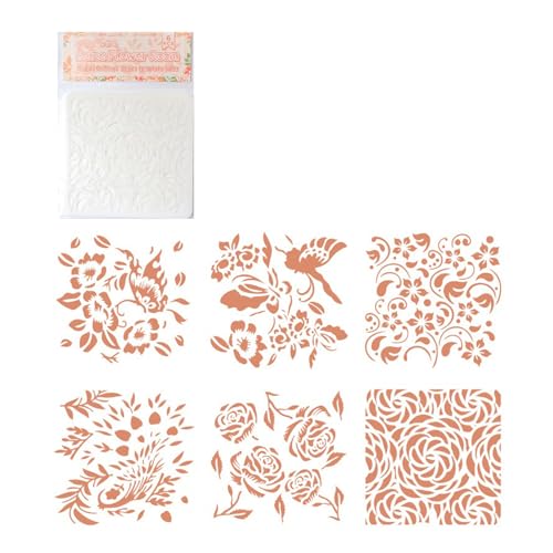 6 Haustierblumenschablonen Für Kinder Bildungsaktivitäten Hausdekoration Und Kreative Kunst Designs Haustier Zeichnen Vorlagen Blumen Malerei von Zkydhbd