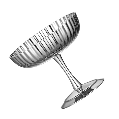 Doppelschicht Edelstahl Dessert Servierschale Hitzefeste Fußbecher Sorbet Mousses Ausstellungsschale Doppelschicht Edelstahl Dessert Servierschale Hitzefeste Fußbecher Sorbet Mousses Ausstellungsschale von Zkydhbd
