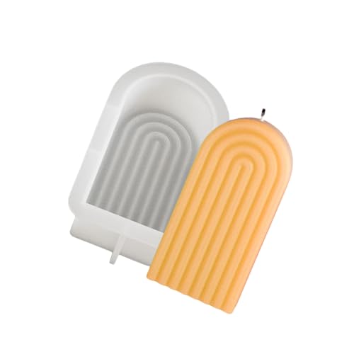 Elegante Designs Silikonform Wiederverwendbares Silikon Gestreiftes Schimmel Für Dekorative Kerzen Und Gipskunst Ornament Kerzenherstellung von Zkydhbd