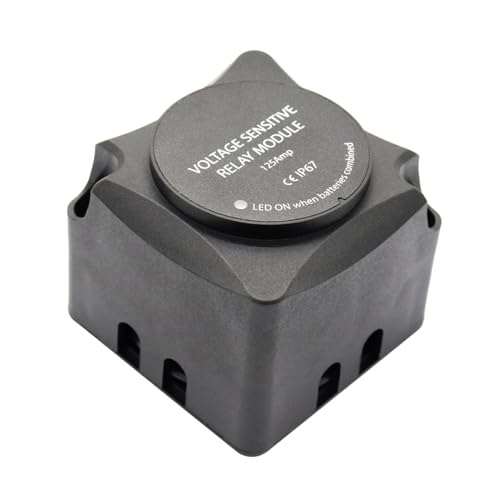 Geeignet Für Autoboote Marine LKW Spannung Empfindliche Split Ladungsrelais VSR Intelligente Doppel Batterie Isolatorspannungsrelais Schalter Für Auto ATV Boote Truck von Zkydhbd