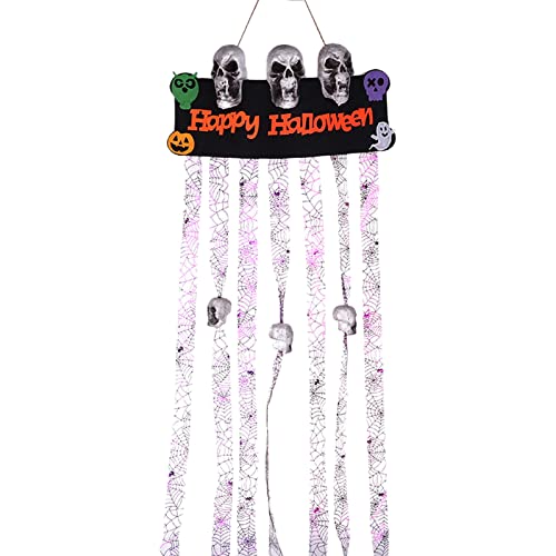Halloween Bloody Schädel Tür Vorhang Horror Thematische Party Requisiten Vorräte Für Wohnzimmer Wohnzimmer Dekoration von Zkydhbd