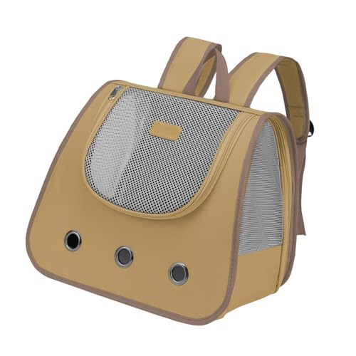 Zkydhbd Haustasche Träger Rucksack Haustierfahrten Für Welpen Freien Reisen Tragbare Weiche Schulter Atmungsable Mesh Cats Rucksack Für Den von Zkydhbd