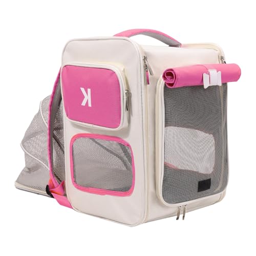Zkydhbd Haustier Rucksack Katzenträger Tasche Weiche Kapazität Mit Atmungsaktiven Sehenswürdigkeiten Von Fenster Erweiterbar Zkydhbd Haustier Rucksack Katzenträger Tasche Weiche Kapazität Mit Atmungsaktiven Sehenswürdigkeiten Von Fenster Erweiterbar von Zkydhbd