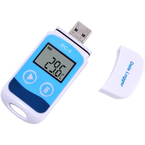 Hochgenauigkeit Metalltemperaturdaten Logger Recorder Tracking Gerät Mit USB Schnittstellen Für Die Überwachung Von Kühlspeichern Biologischer Probentemperaturrecorder von Zkydhbd