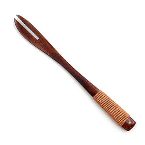 Holzmesser Set Holzkuchenmesser Cupcake Messer Rustikale Bestecke Holzpartymesser Dessert Gabelmesser Für Heimparty von Zkydhbd