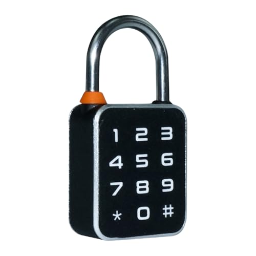 Intelligente Fingerabdrücke Vorhängeschloss Mit Touchscreens Keypad App Controlled Electronic Lock Wasserdicht Für Fitnessstudio Und Schultschlüssel Backup Schloss von Zkydhbd