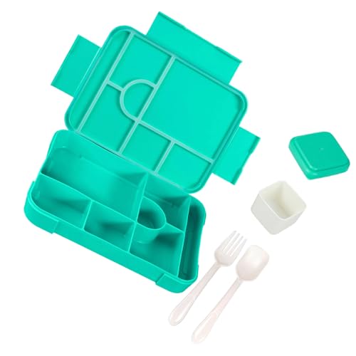 Multi Kompartiment Bentos Box Mit Deckel Plastikmahlzeit Vorbereitungsbehälter Für Schüler Schul Mittagessen Mikrowellen Safe Mahlzeitbox Mit Versiegelungsdeckel von Zkydhbd