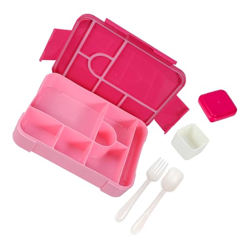 Multi Kompartiment Bentos Box Mit Deckel Plastikmahlzeit Vorbereitungsbehälter Für Schüler Schul Mittagessen Mikrowellen Safe Mahlzeitbox Mit Versiegelungsdeckel von Zkydhbd