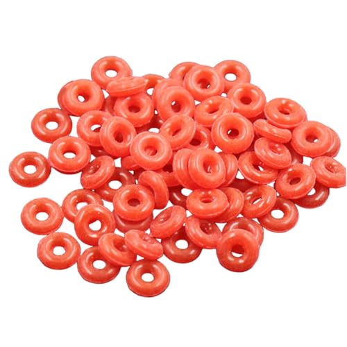 Packung 100 Stopper Ringe Silikon Abstandshalter Ringe Schmuck Machen Zubehör Easy Fadenringe Handgefertigte Zubehör Schmuck Perlen Abstandshalter von Zkydhbd