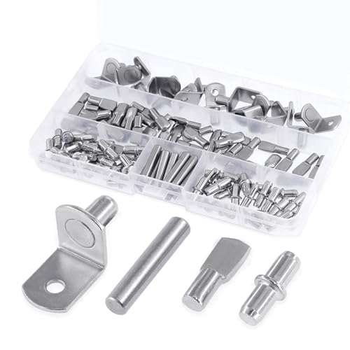 Packung Von 120 Regalhalterungen Pin Schrankstifte Stützstifte Für Möbel Bücherregal Garderobe Display Schränke Regalhalterung von Zkydhbd