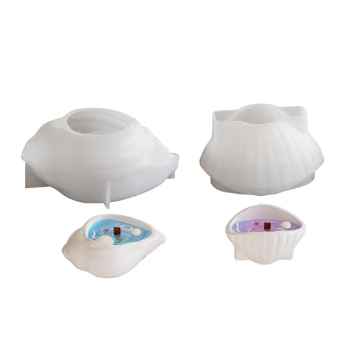 Praktische Meeresschneckenform Silikonschale Für Epoxidharzkasten Schmuckplatten Kerzenhalter Und Bastelkunstzubehör von Zkydhbd