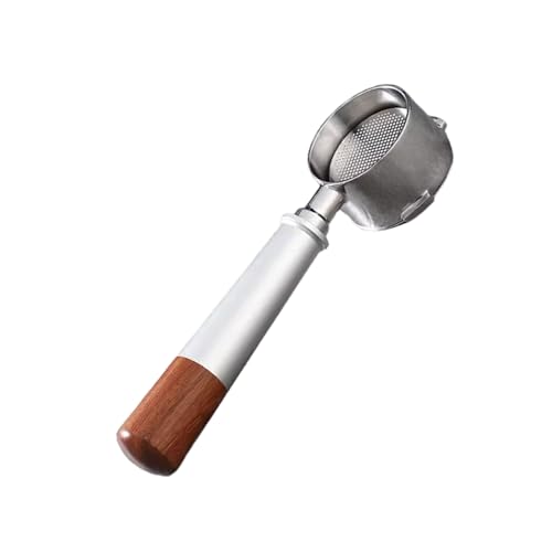 Professioneller Espresso Portafilter Mit Holzgriff Bodenlose Kaffeemaschine Filterkorb Café Shop Ausrüstung von Zkydhbd