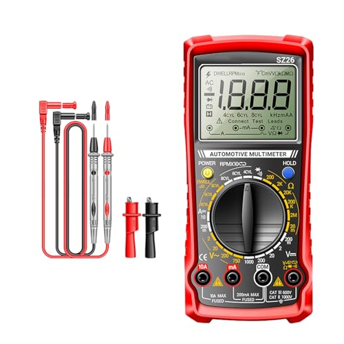 SZ26 Digital Tester 1999 Zählt Diodenwiderstands Test Tool Multimeterspannungen Strom Tester Techniker Messwerkzeug SZ26 Digital Tester 1999 Zählt Diodenwiderstands Test Tool Multimeterspannungen Strom Tester Techniker Messwerkzeug von Zkydhbd