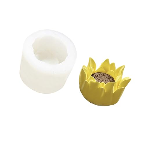 Silikonkerzenformen Leichte Demolding Hitzebeständiger Backformen Zum Herstellen Von Seifenschokoladenfondant Süßigkeitenblütenblütenform Silikonkerzenformen Leichte Demolding Hitzebeständiger Backformen Zum Herstellen Von Seifenschokoladenfondant Süßigkeitenblütenblütenform von Zkydhbd