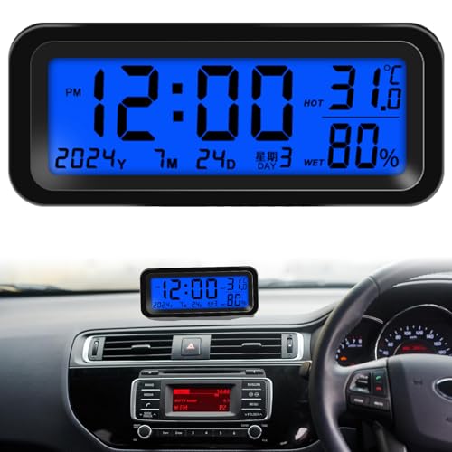 Solarauto Digitaluhr Tragbare Multifunktionale Elektronische Zeitmonitore Kalender Datum Temperatur Feuchtigkeit LCD Anzeigeauto Digitales Auto Digitalon Für Armaturenbrett Solarauto Digitaluhr Tragbare Multifunktionale Elektronische Zeitmonitore Kalender Datum Temperatur Feuchtigkeit LCD Anzeigeauto Digitales Auto Digitalon Für Armaturenbrett von Zkydhbd