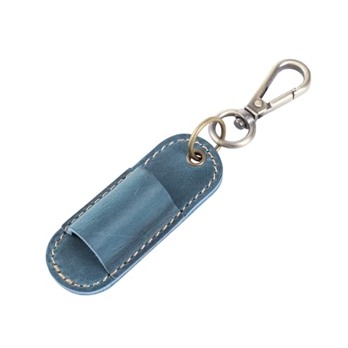 Stifthalter Mit Keychain Bleistift PU Lederhals Tragbarer Clip Pen Lanyard Tragbarer Bleistiftschutz Mit Schlüsselbund Für Zwischenablage von Zkydhbd