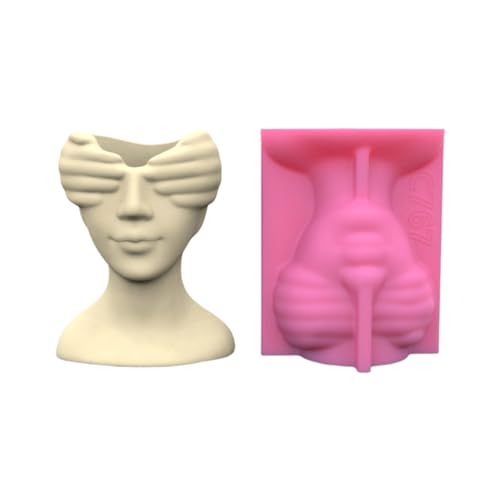 Vase Harzform Augenbedeckung Mädchen Silikonform Sukkulente Pflanzentöpfe Schimmelpochung Epoxidharzabgüsse Form Home Decors Vase Form Vase Harzform Augenbedeckung Mädchen Silikonform Sukkulente Pflanzentöpfe Schimmelpochung Epoxidharzabgüsse Form Home Decors Vase Form von Zkydhbd