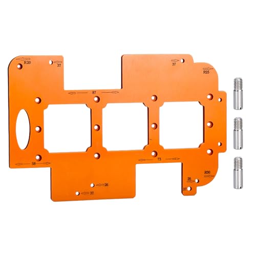 Vielseitige Holzbearbeitungs Loch Cutter Vorlage Für Präzise Positionierung Und Schnelle Bohrungen In Mehreren Materiellen Einstellbaren Designs Vorlage von Zkydhbd