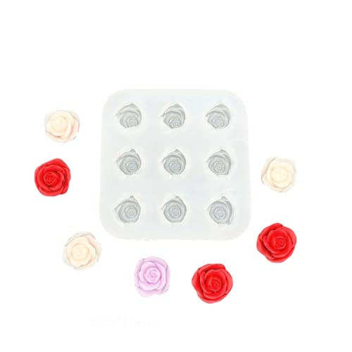 Wiederverwendbare Rosafarme Silikon Backform Für Handgefertigtes Handwerk Schokoladenseife Kerzendesign Projekte Schmuckwerkzeug Easy Clean Silicon Rose Backwerkzeug von Zkydhbd