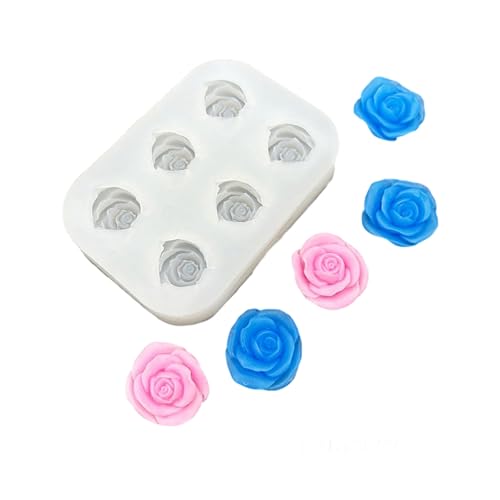 Wiederverwendbare Rosafarme Silikon Backform Für Handgefertigtes Handwerk Schokoladenseife Kerzendesign Projekte Schmuckwerkzeug Easy Clean Silicon Rose Backwerkzeug von Zkydhbd