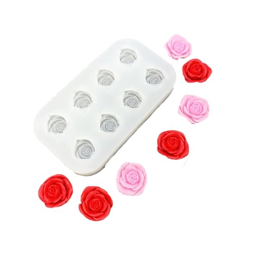 Wiederverwendbare Rosafarme Silikon Backform Für Handgefertigtes Handwerk Schokoladenseife Kerzendesign Projekte Schmuckwerkzeug Easy Clean Silicon Rose Backwerkzeug von Zkydhbd