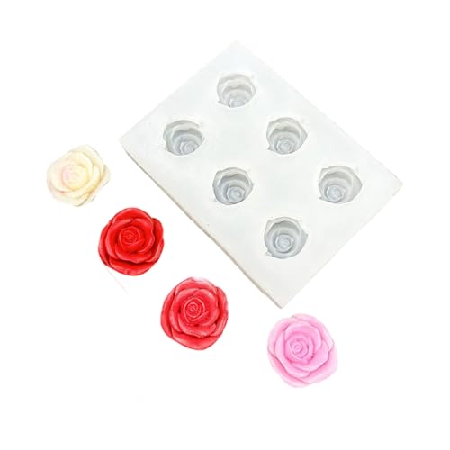 Wiederverwendbare Rosafarme Silikon Backform Für Handgefertigtes Handwerk Schokoladenseife Kerzendesign Projekte Schmuckwerkzeug Easy Clean Silicon Rose Backwerkzeug von Zkydhbd