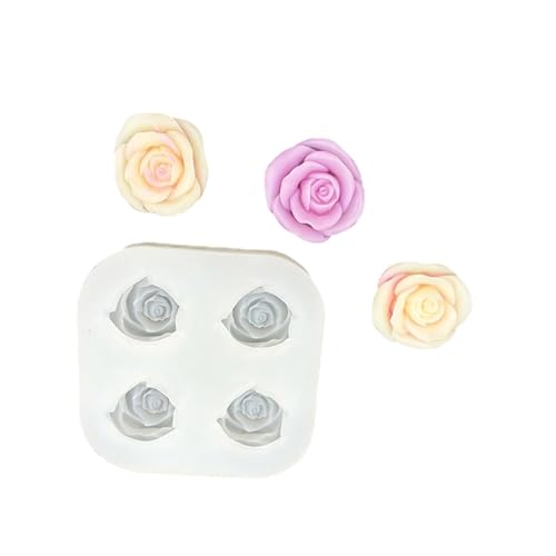 Wiederverwendbare Rosafarme Silikon Backform Für Handgefertigtes Handwerk Schokoladenseife Kerzendesign Projekte Schmuckwerkzeug Easy Clean Silicon Rose Backwerkzeug von Zkydhbd