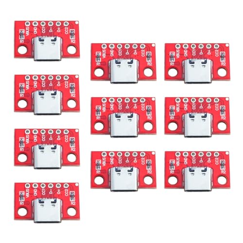 Zkydhbd 10pcs Typ C Weibliche Testplatine 16p Bis 2 54 Mm Stecker Socket USB 3.1 Leiterplatte Hochstrom Leistungsadapter Typ C Stecker Adapter Zkydhbd 10pcs Typ C Weibliche Testplatine 16p Bis 2 54 Mm Stecker Socket USB 3.1 Leiterplatte Hochstrom Leistungsadapter Typ C Stecker Adapter von Zkydhbd