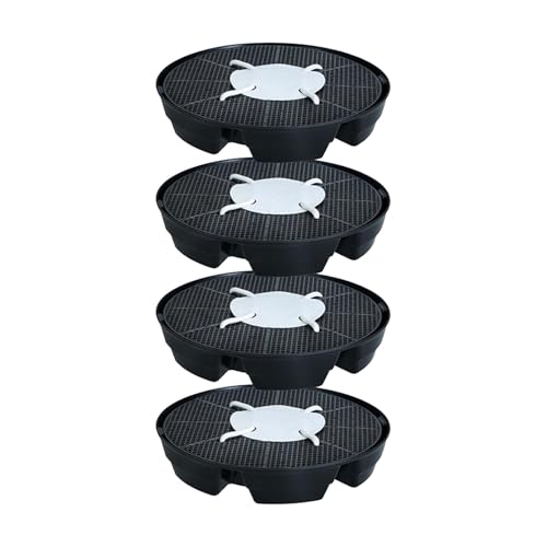 Zkydhbd 4LOTS Auto WASSERN Plant Tabletts Mit Hoher Atmungsaktivität Dauerhafte Nicht Verwobene Stoff Pflanzen Untertassen Für Innengartenbaummischung Auto Wasserwässerung Gartenschale Für Innenräume von Zkydhbd