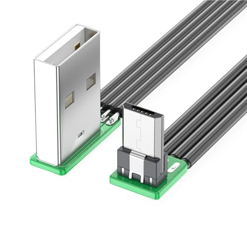 Zkydhbd 90 Grad Rechtwinkliger USB Zu USB -5 Pin Biegedatenkabel Ladungskabeldraht Für Tablet Telefone Lade Und Synchronisierung von Zkydhbd