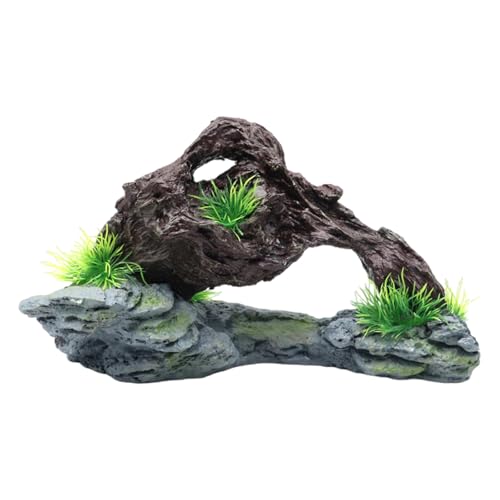 Zkydhbd Aquarien Landschaft Bergfischtanks Landschaftsgestaltung Für Garnelenzucht Landschaft Ornamente Driftwood Craft Harsinen Aquarien Ornamente von Zkydhbd